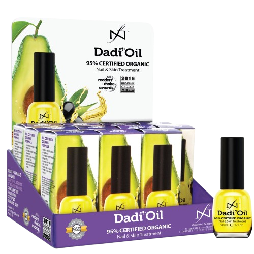 Famous Names Dadi'Oil 12 x 14.3 ml Display - 95% Gecertificeerd Biologisch Nagel- Nagelriemolie & Huidverzorging!