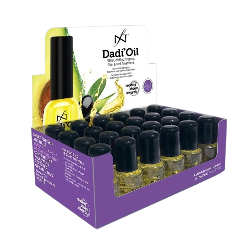 Dadi' Oil™ 24x Box – 95% Gecertificeerde Organische Nagel- & Huidverzorging!