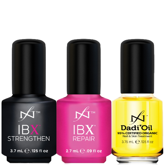 Famous names IBX Strengthen 3.7ml, IBX Repair 2.7ml &amp; Dadi'Oil 3.75ml