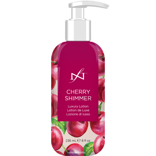 Famous Names Luxury Lotion Cherry Shimmer 236ml